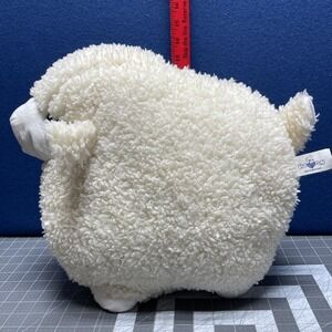 Hug Fun Scruffy White Sheep Lamb Curly Fur Plush Stuffed Animal Easter 14"